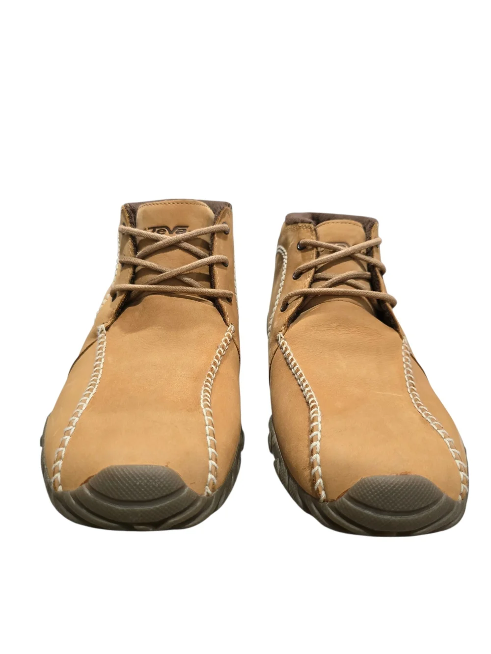 Teva 6561 Men's Tan Moccasin-Style Casual Chukka | Ankle Boots | Size 12